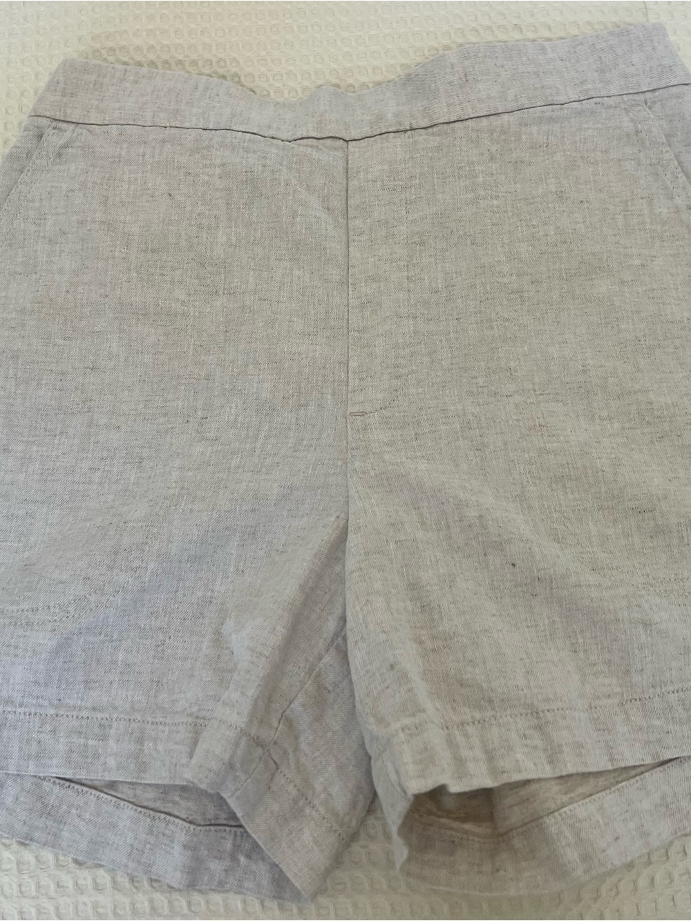 Banana republic Linen-Blend High-Rise Women's Shorts in Light Beige